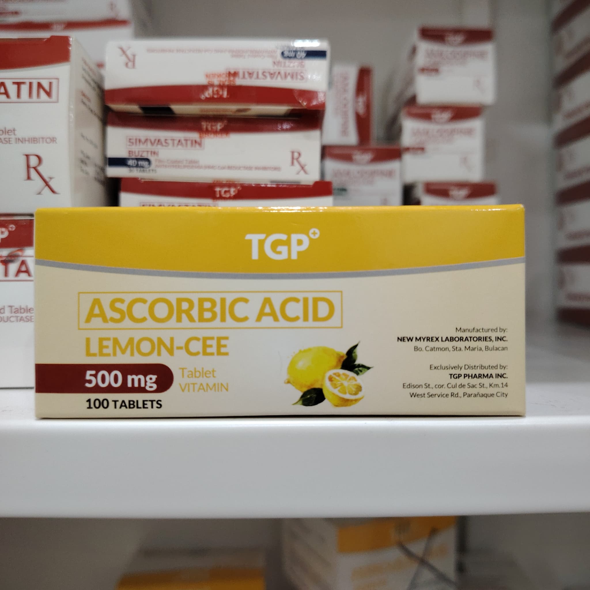 Ascorbic Acid Lemon-Cee 500mg