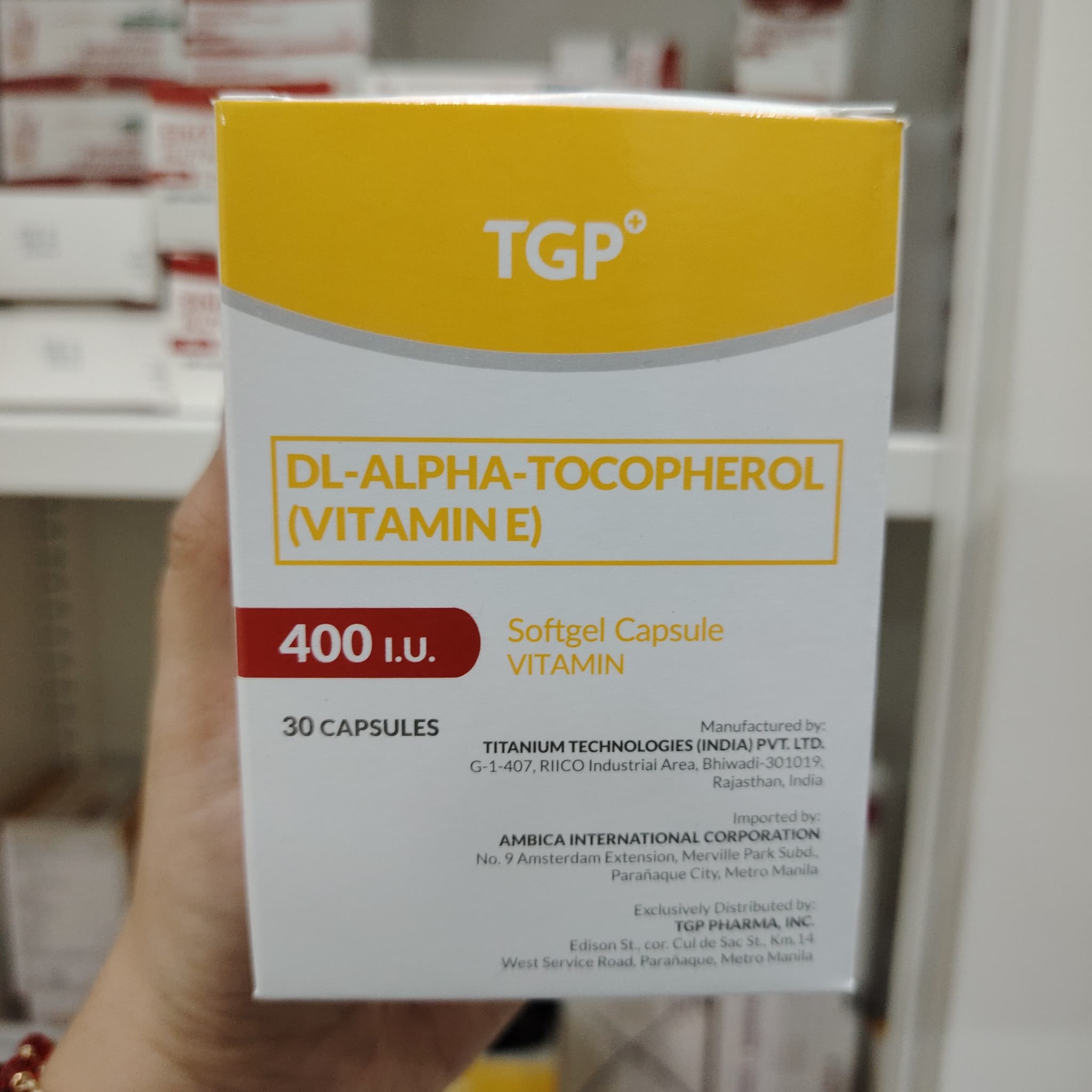 DL-Alpha-Tocopherol(Vitamin E)