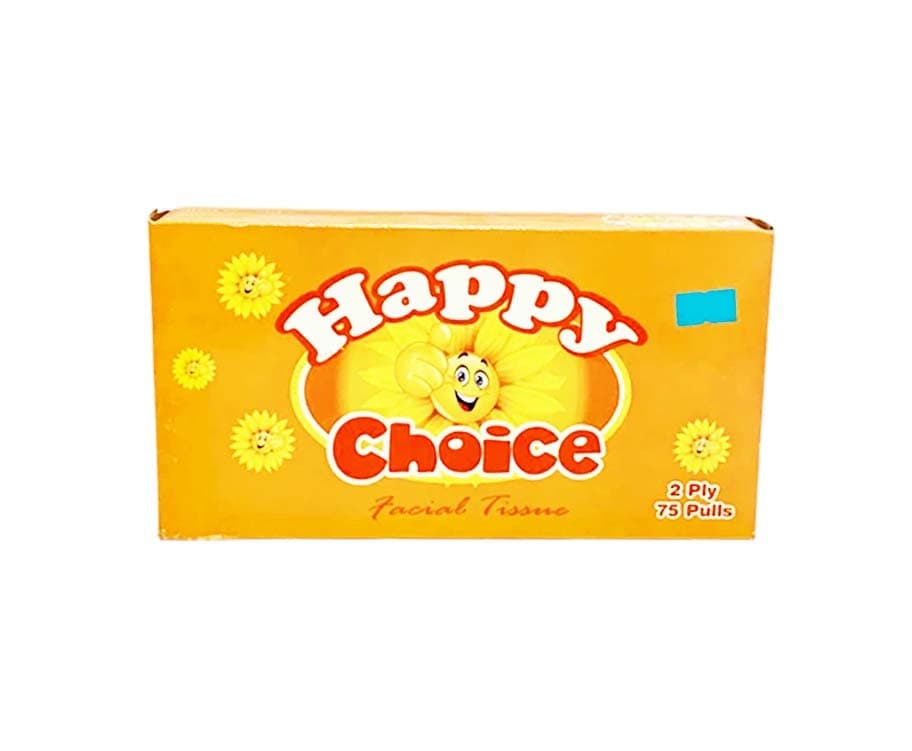 Happy Choice Facial Tissue 2-Ply 75 Pulls
