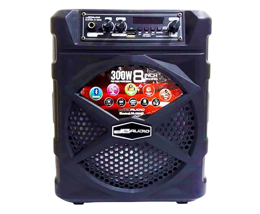 dB Audio BlueTrekPA-0866B 300w 8inch 26cm x 16cm x 31.5cm