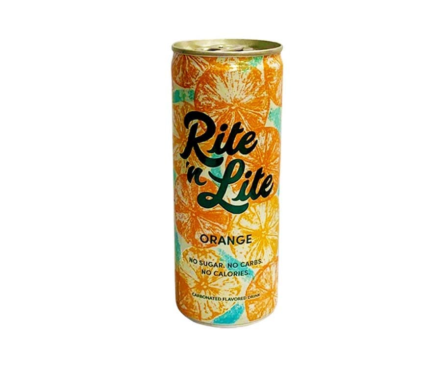Rite 'n Lite Orange No Sugar No Carbs No Calories Carbonated Flavored Drink 250mL
