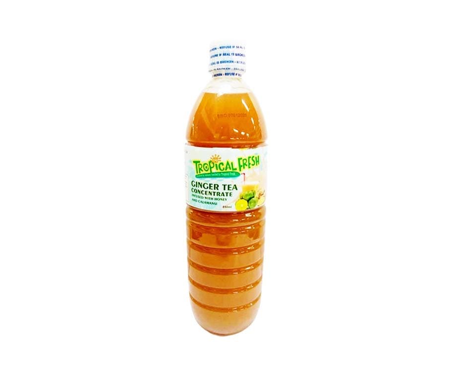 Tropical Fresh Ginger Tea Concentrate Infused with Honey and Calamansi 850mL
