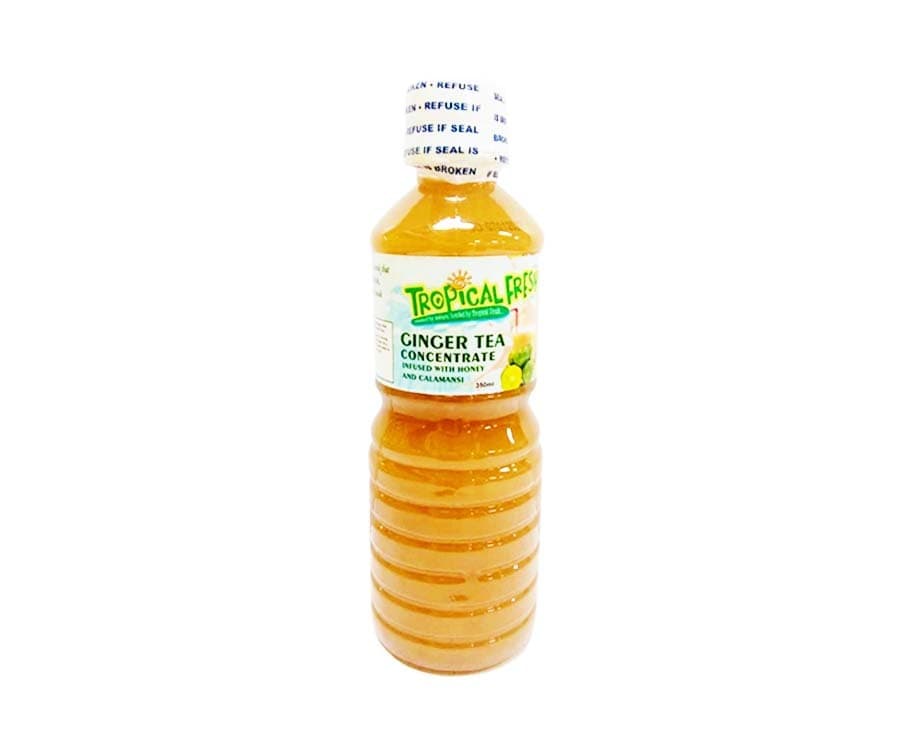 Tropical Fresh Ginger Tea Concentrate Infused with Honey and Calamansi 350mL