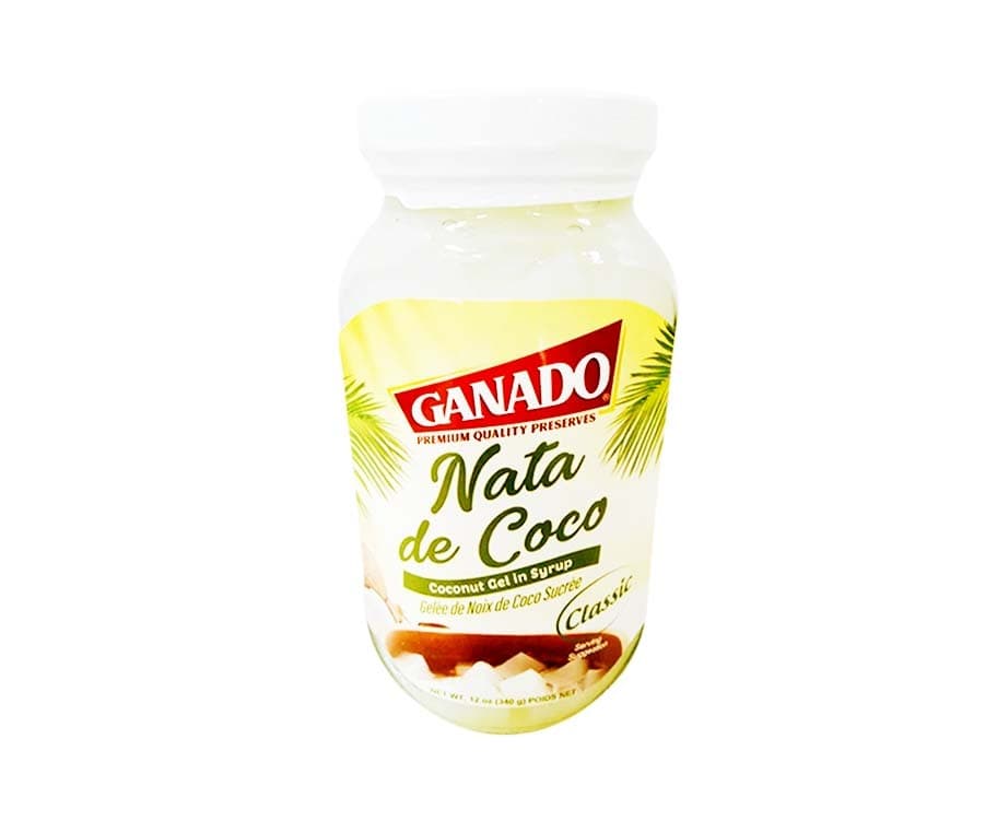 Ganado Premium Quality Preserves Nata de Coco Coconut Gel in Syrup Classic 340g