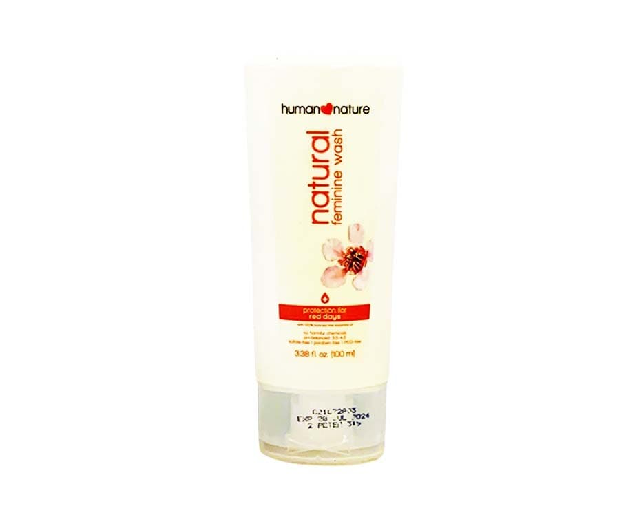 Human Nature Natural Feminine Wash Protection For Red Days 100mL