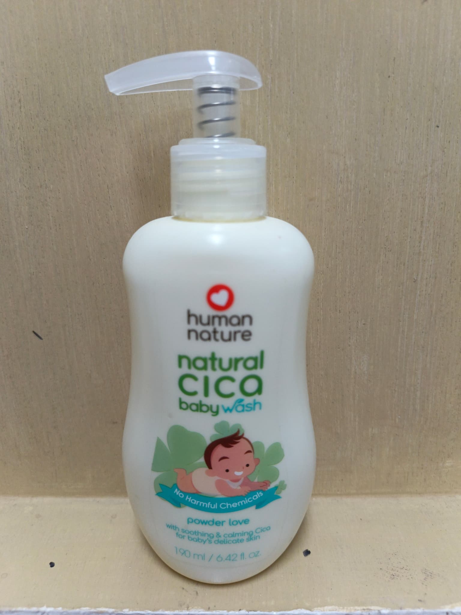 Human Nature Natural Cica Baby Wash Powder Love 190ml