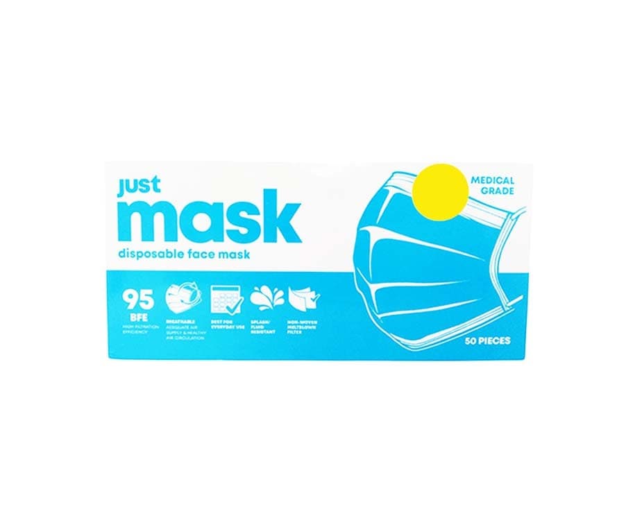Just Mask Disposable Face Mask 50 Pieces