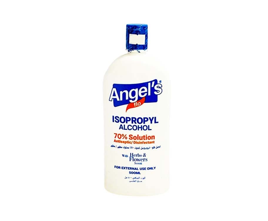 RBS Angel’s Flo Isopropyl Alcohol 70% Solution Antiseptic Disinfectant with Herbs & Flowers Scent 500mL
