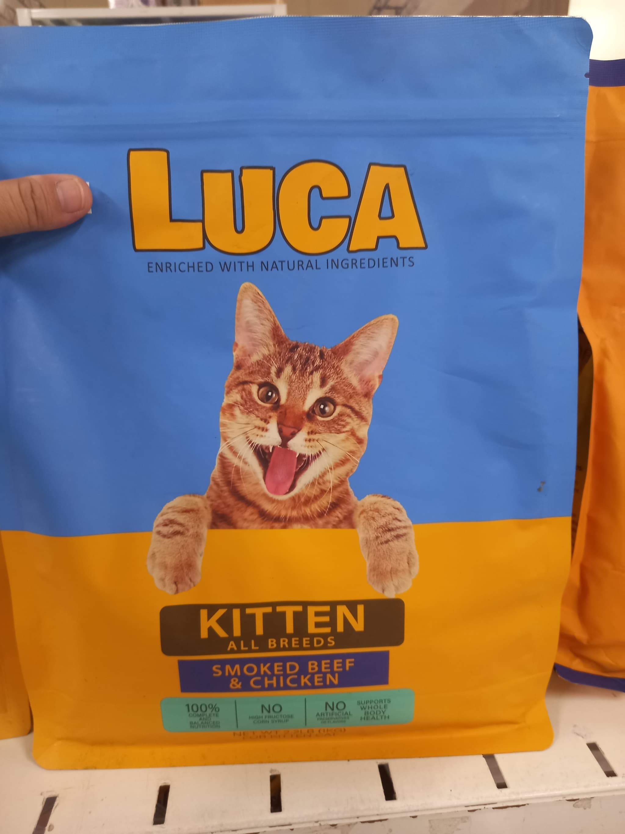 Luca Kitten All Breeds Smoked Beef & Chicken 1kg