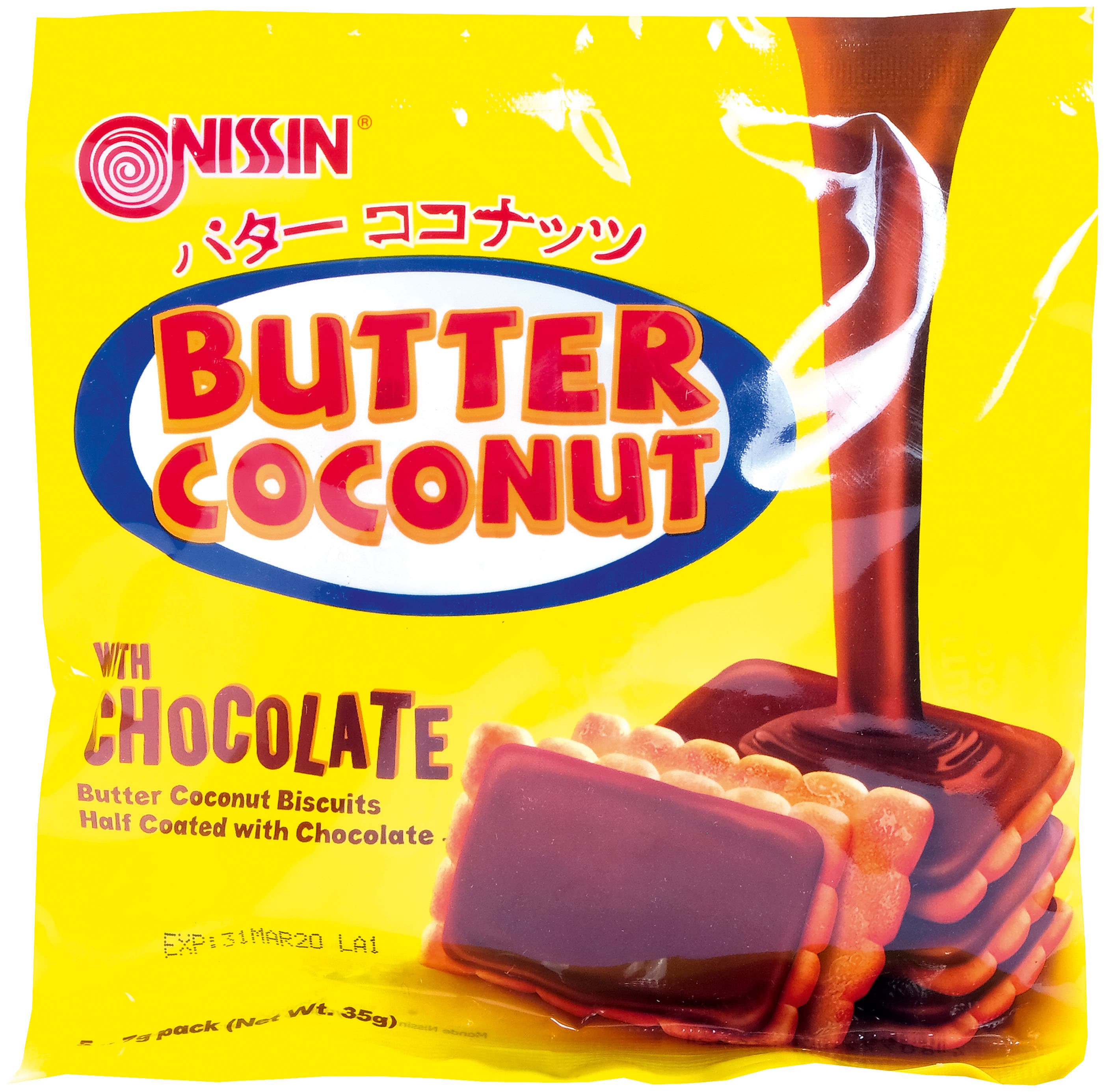 Nissin Butter Coconut with Chocolate 35g