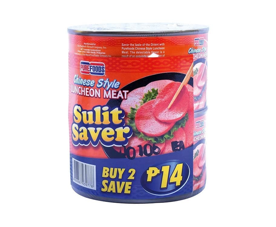 Purefoods Chinese Style Luncheon Meat (2 Packs x 350g)