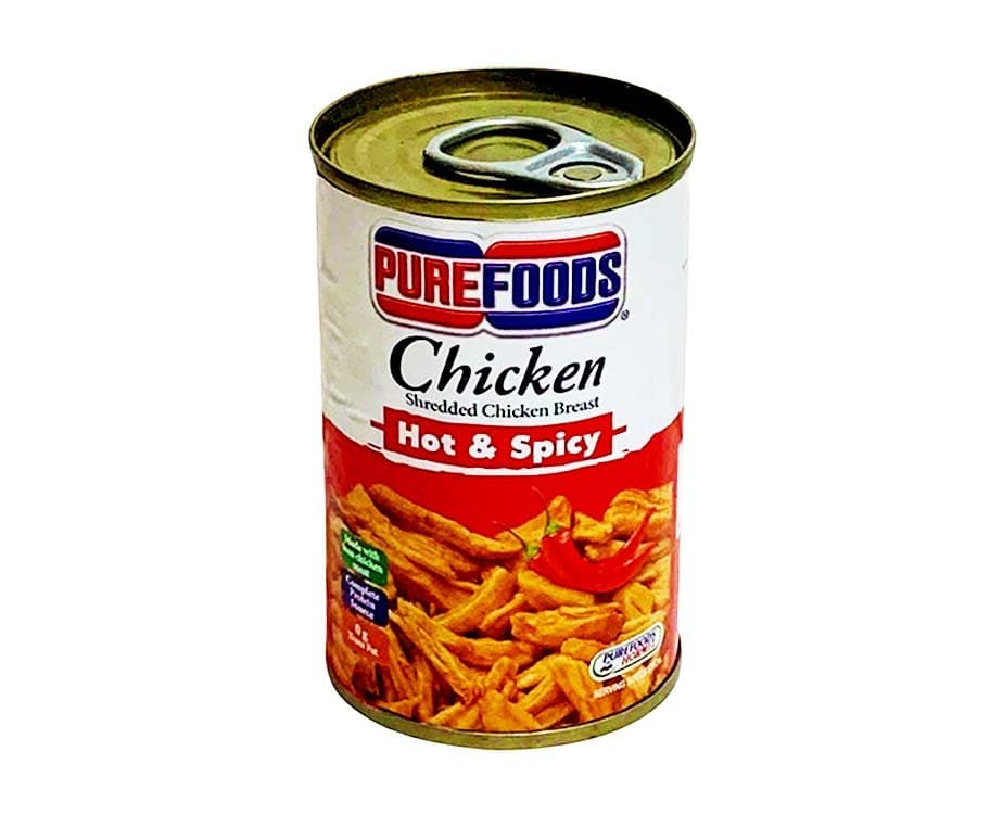 Purefoods Chicken Shredded Chicken Breast Hot & Spicy 150g