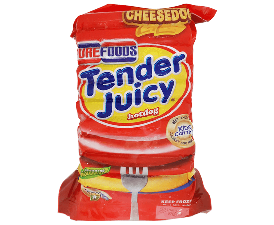 Purefoods Tender Juicy Cheesedog Hotdog 1kg