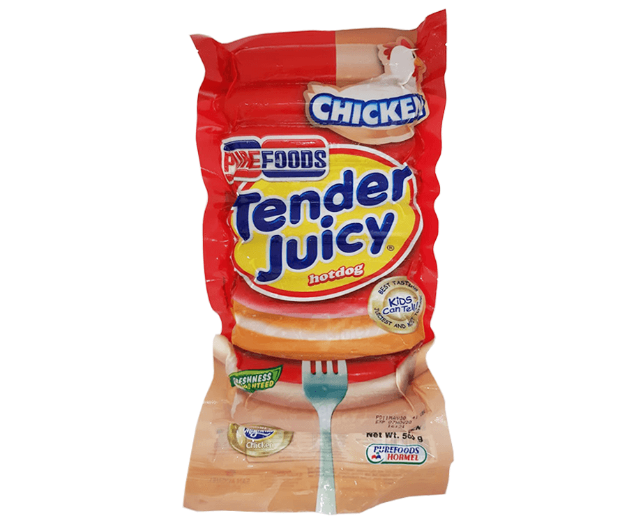Purefoods Tender Juicy Chicken Hotdog 500g