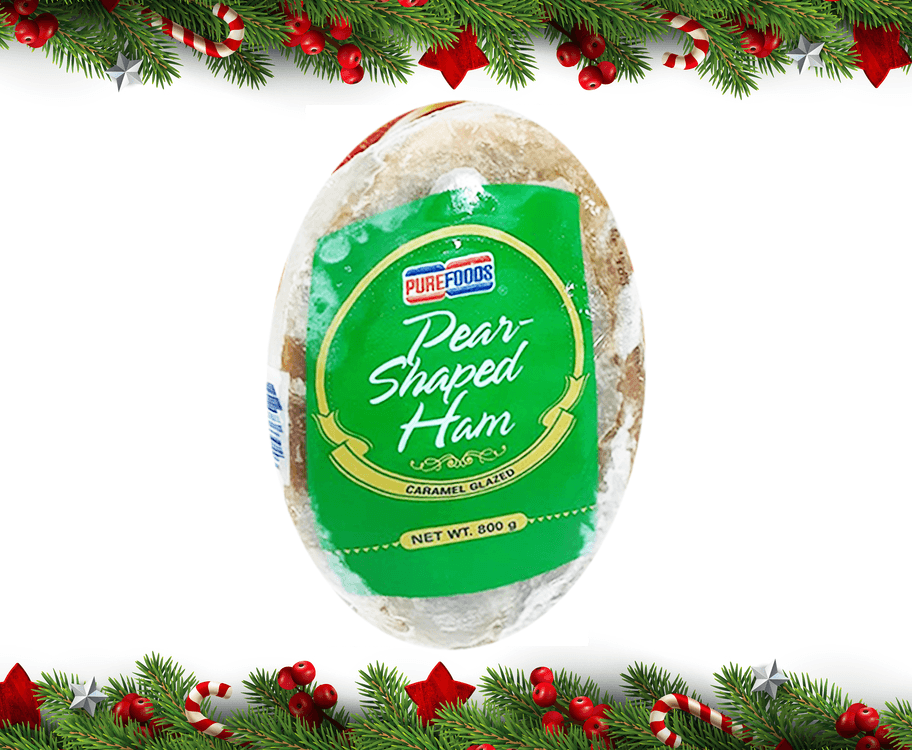 Purefoods Fiesta Ham Pear-Shaped Ham Caramel Glazed 800g