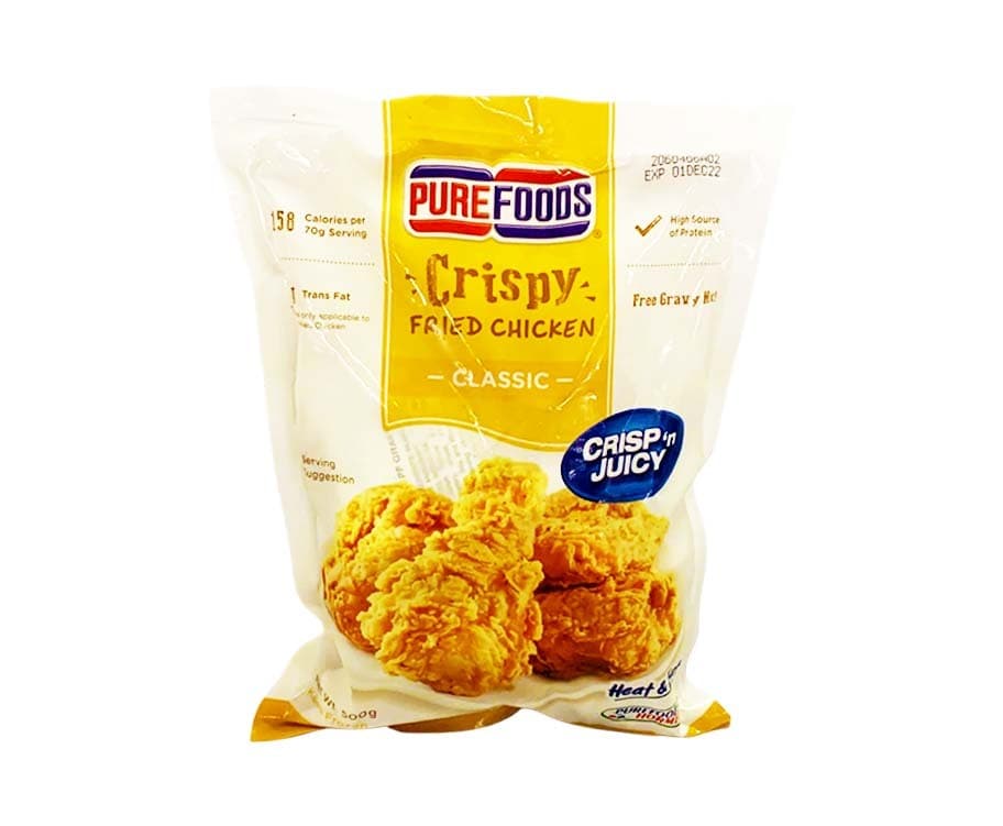 Purefoods Crispy Fried Chicken Classic Crisp 'n Juicy + Free Gravy Mix 500g