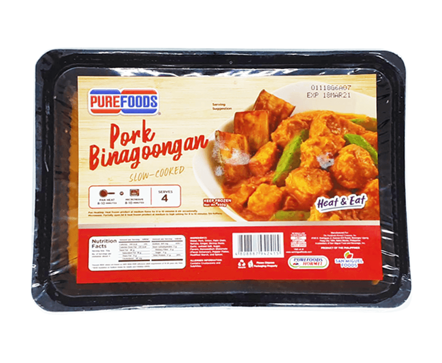 Purefoods Ready-To-Eat Pork Binagoongan Slow-Cooked 450g