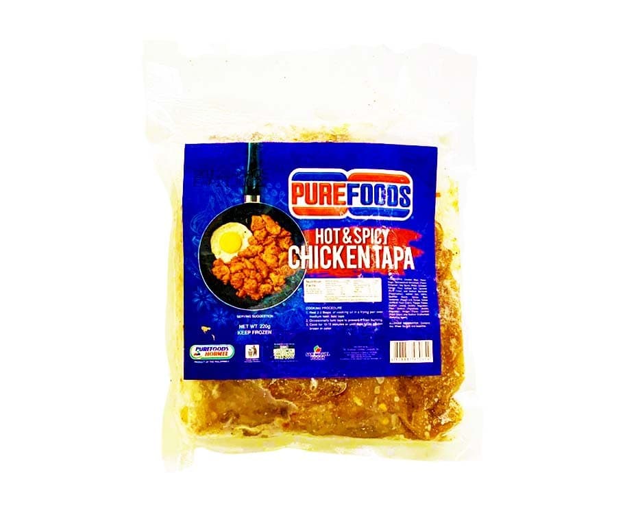 Purefoods Hot & Spicy Chicken Tapa 220g