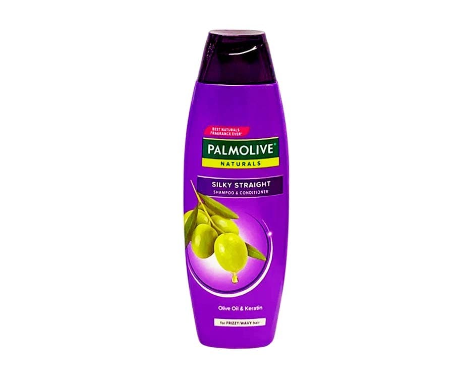 Palmolive Naturals Silky Straight Shampoo & Conditioner Olive Oil & Keratin 180mL