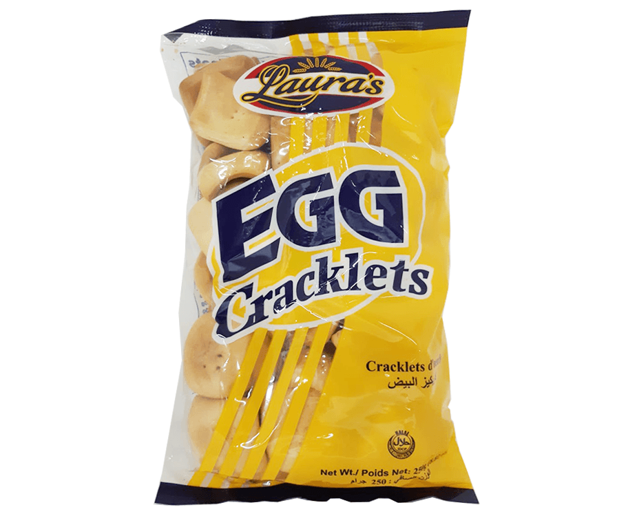 Laura's Egg Cracklets 250g (8.82 Oz)