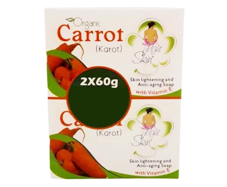 Light Skin Organic Carrot (Karot) (2 Packs x 60g)