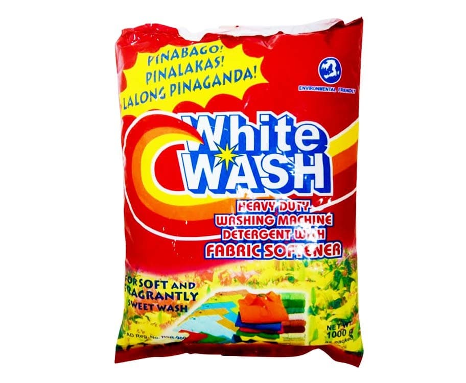 White Wash Heavy Duty Washing Machine Detergent With Fabric Softener 1000g