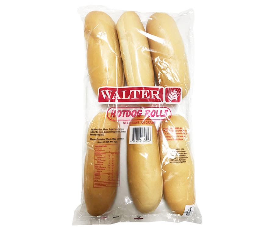 Walter Hotdog Rolls 300g