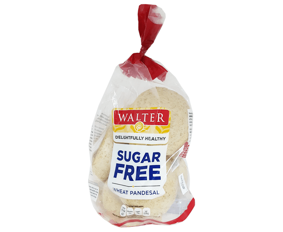 Walter Delightfully Healthy Sugar Free Wheat Pandesal 270g