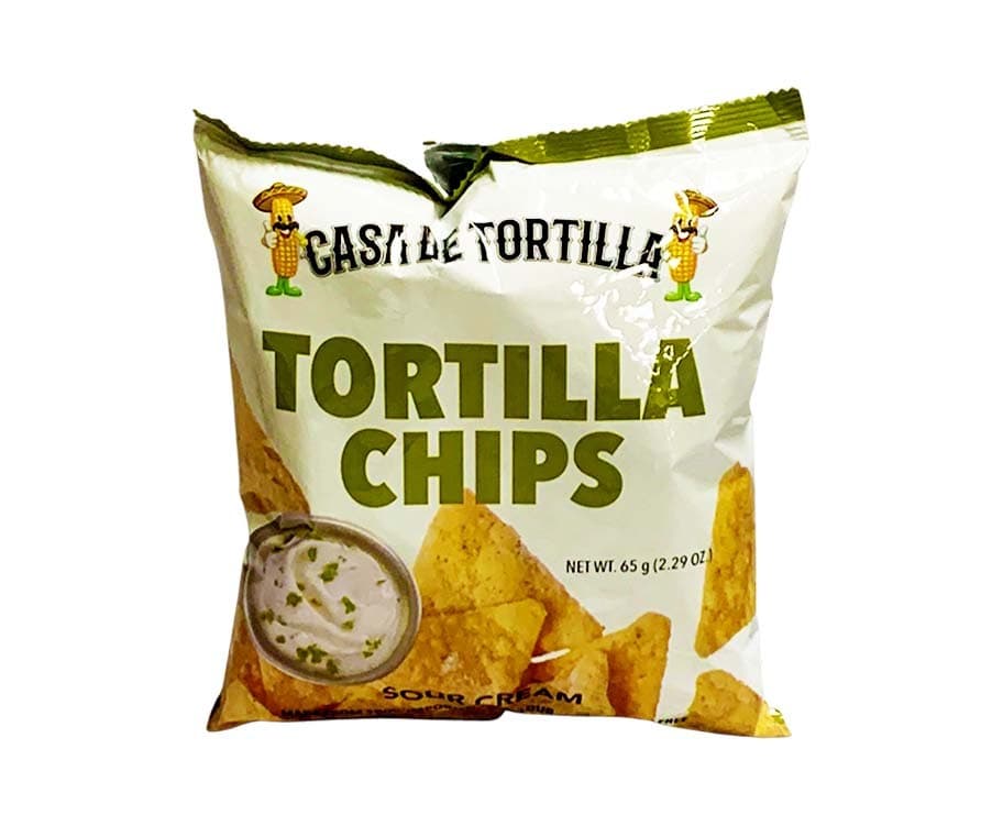 Casa de Tortilla Chips Sour Cream Flavor 65g
