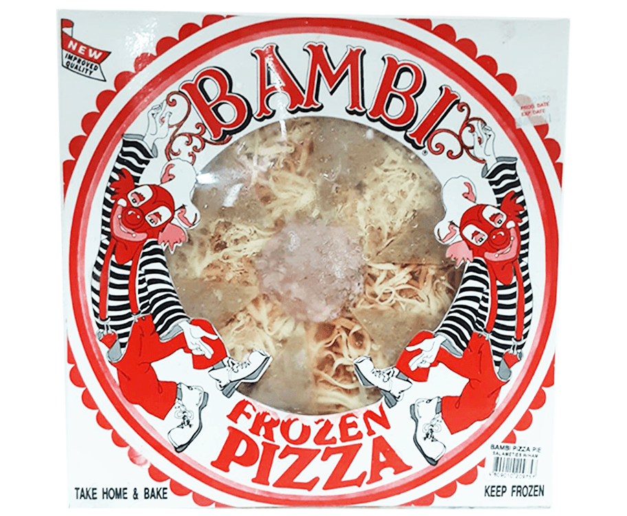 Bambi Frozen Pizza Salameties with Ham