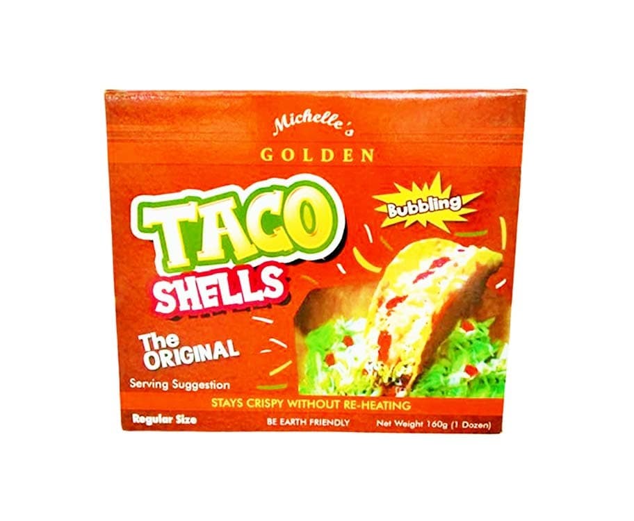 Michelle's Golden Bubbling Taco Shells 160g