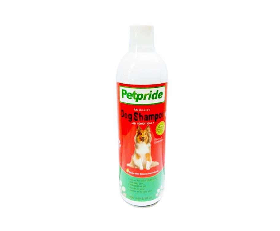Petpride Medicated Dog Shampoo with Conditioner 500mL