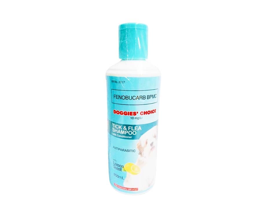 Doggies' Choice Tick & Flea Shampoo with Lemon Scent 250mL