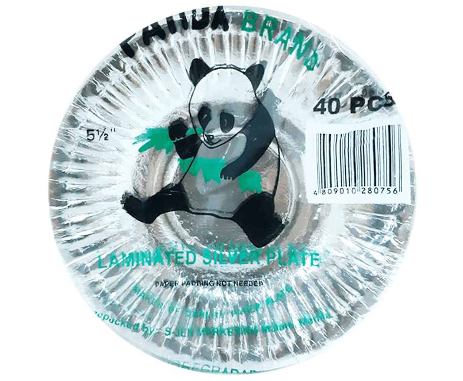 Panda Brand Laminated Silver Plate 5 1/2 40 Pieces