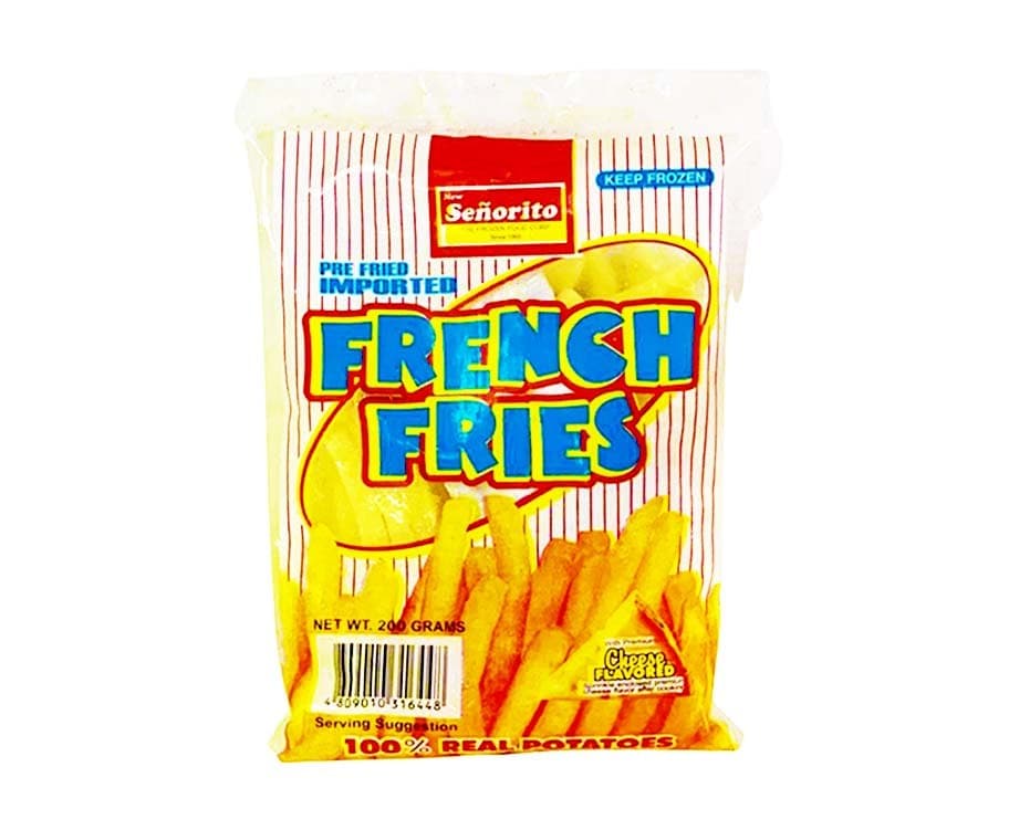 New Señorito Pre Fried Imported French Fries with Premium Cheese Flavored 200g