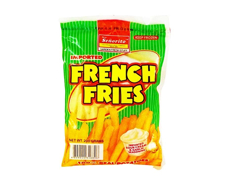 New Señorito Imported French Fries Imported Sour Cream & Garlic Seasoning 200g