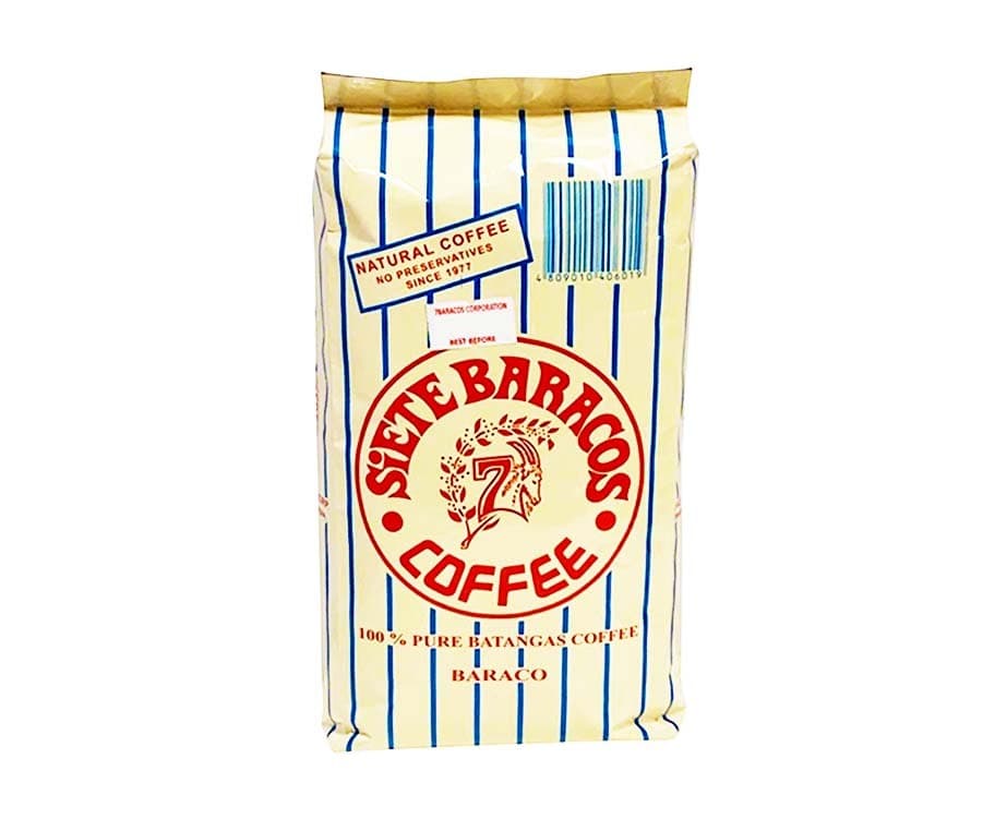 Siete Baracos Coffee 100% Pure Batangas Coffee Baraco 454g