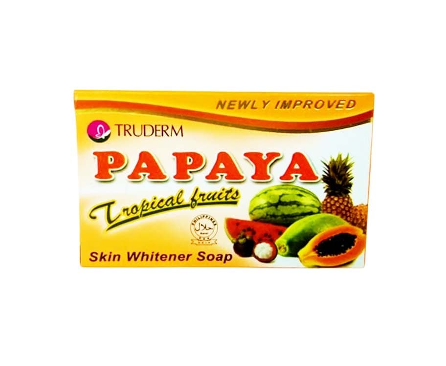 Truderm Papaya Tropical Fruits Skin Whitener Soap 135g