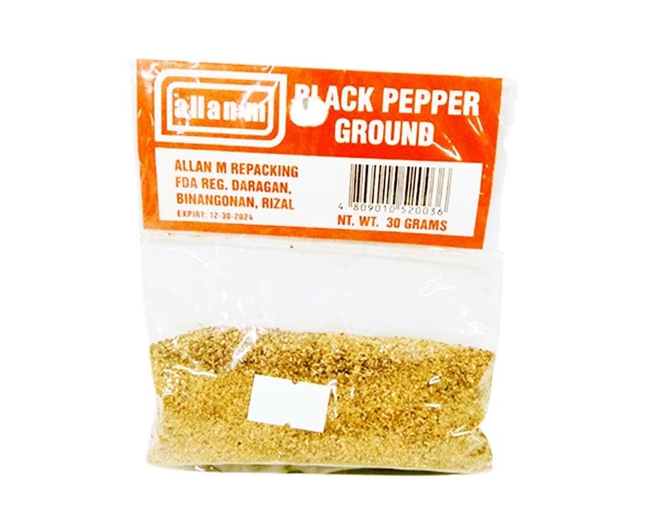 Allan M Black Pepper Ground 30g