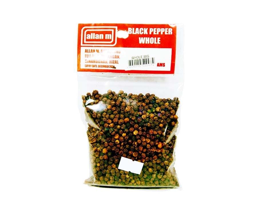 Allan M Black Pepper Whole 80g