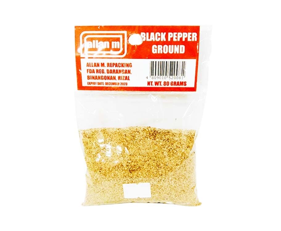 Allan M Black Pepper Ground 80g