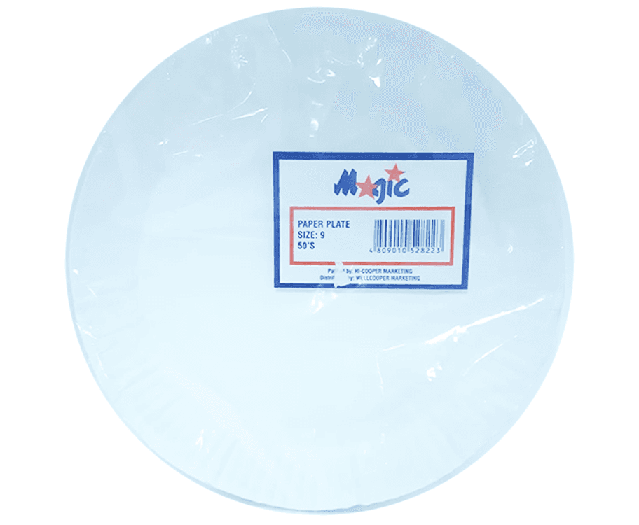 Magic Paper Plate 9 Inches 50 Pieces