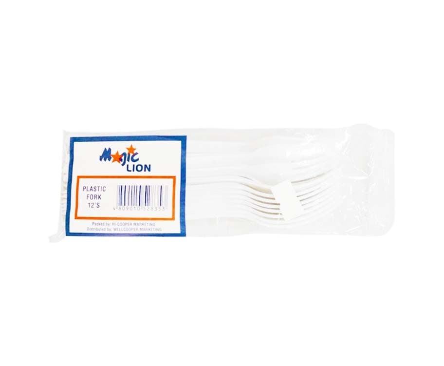 Magic Lion Plastic Fork 12 Pieces