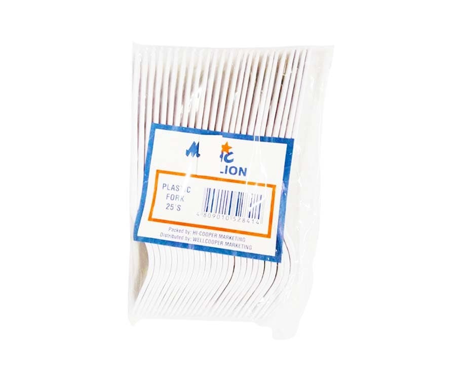 Magic Lion Plastic Fork 25 Pieces