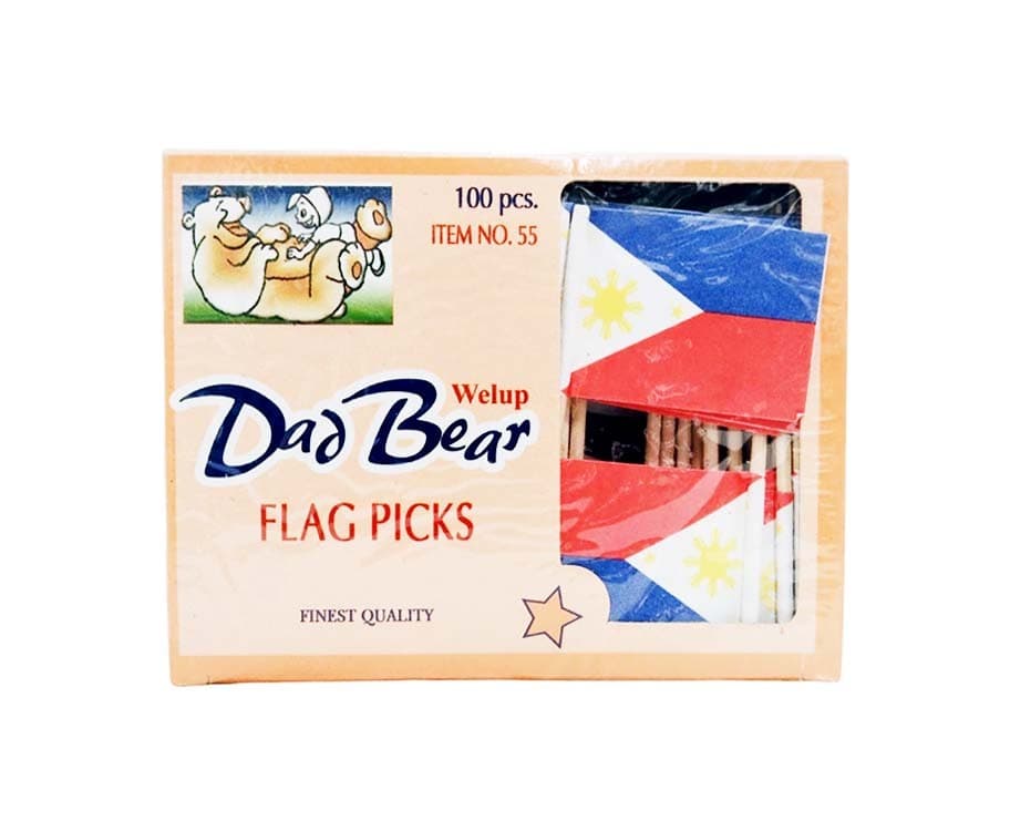 Welup Dad Bear Flag Picks 100 Pieces