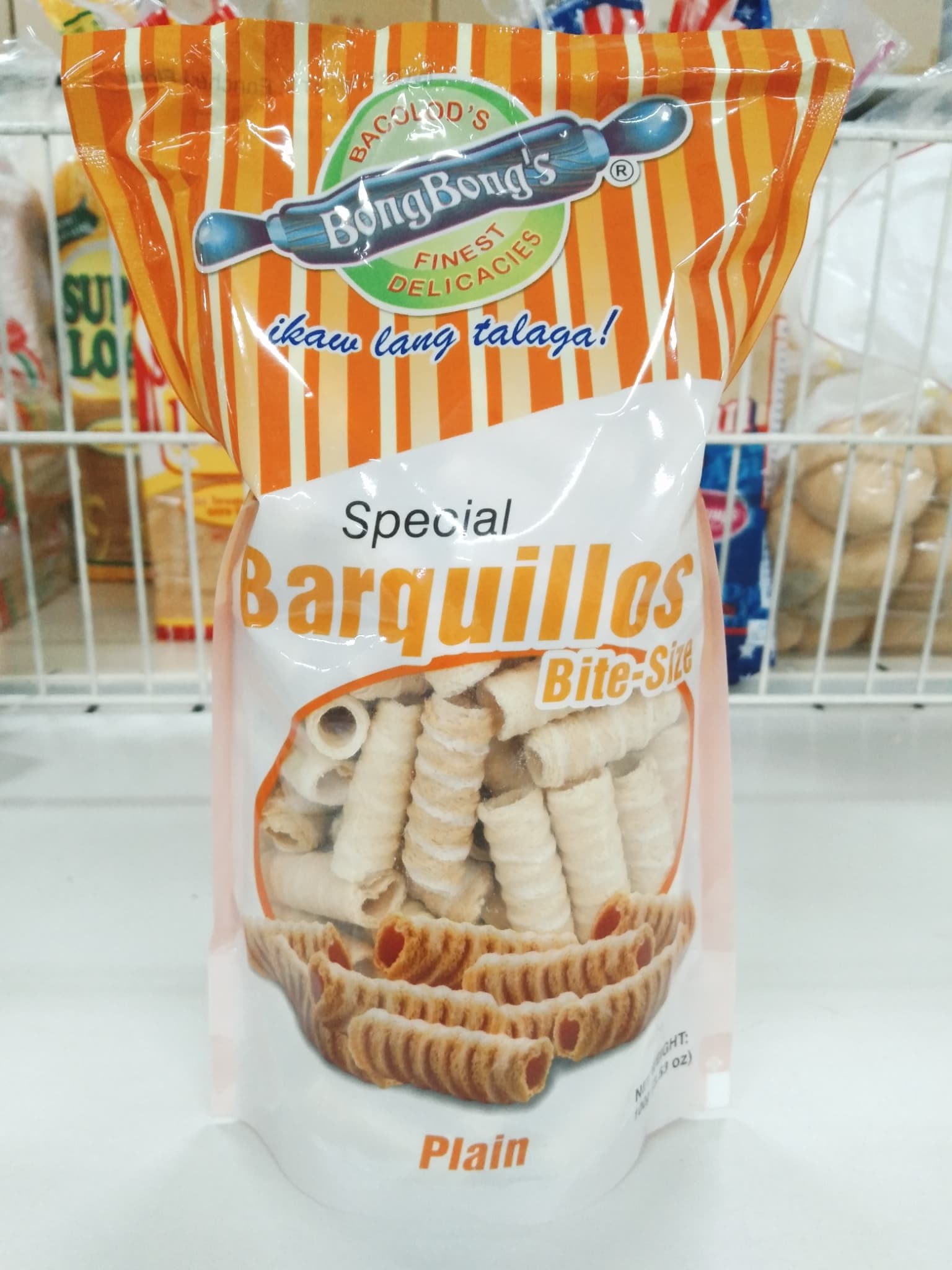 BongBong's Special Barquillos Bite-Size Plain 100g