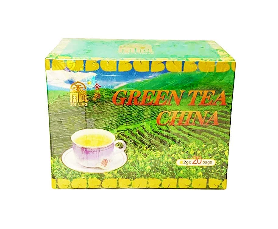 Jin Ling Green Tea China (20 Tea Bags x 2g) 40g