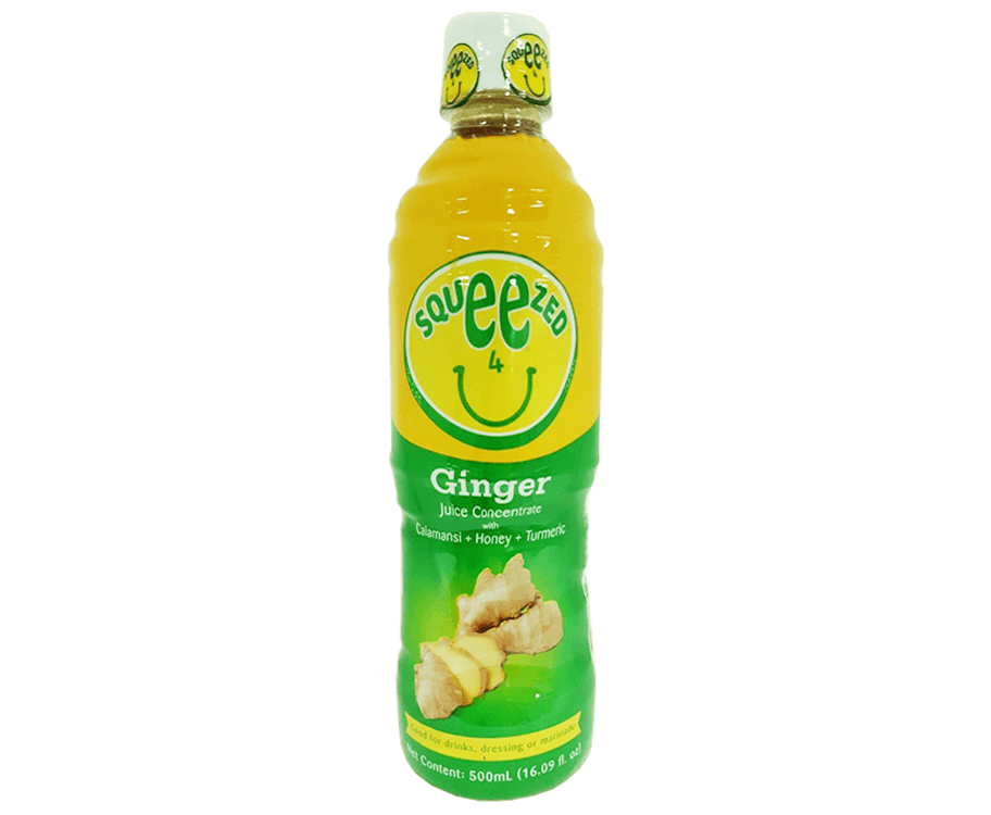 Squeezed Ginger Juice Concentrate With Calamansi + Honey + Turmeric 500mL