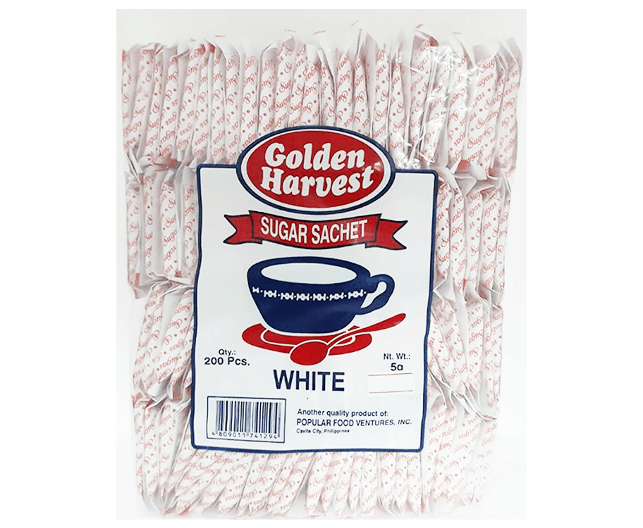 Golden Harvest Sugar Sachet White (200 Packs x 5g)