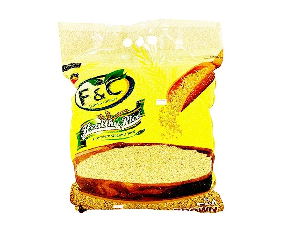 F&C Healthy Rice Premium Organic Rice Brown 5kg